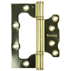 Петля Vantage 2BB 100x75x2,5 mm PB полированное золото (без врезки)