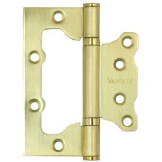 Петля Vantage 2BB 100x75x2,5 mm SB матовое золото (без врезки)